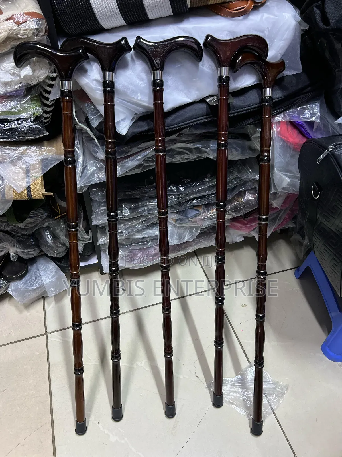 Dark Brown 3ft Wooden Walking Sticks Available 1000