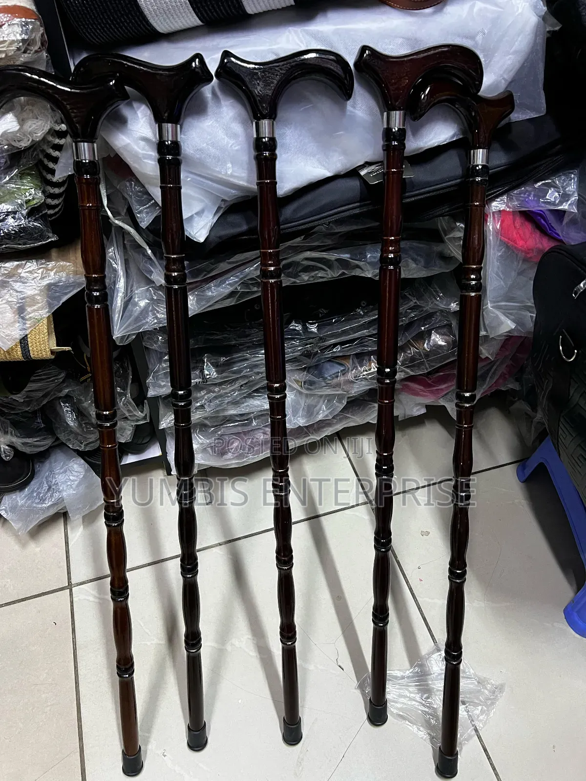 Dark Brown 3ft Wooden Walking Sticks Available 1000