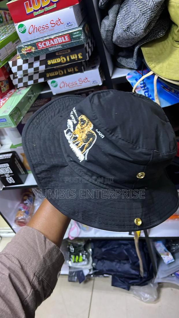 Jungle Green/Black Safari Unisex Hat - thumbnail 2