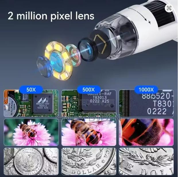 1000x 4.3"Lcd Digital Microscope 1080p Coin Microscopio 8led - thumbnail 2