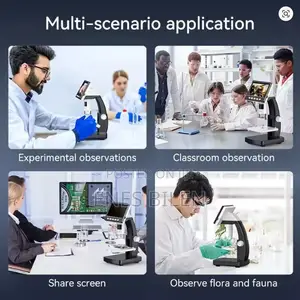 1000x 4.3"Lcd Digital Microscope 1080p Coin Microscopio 8led