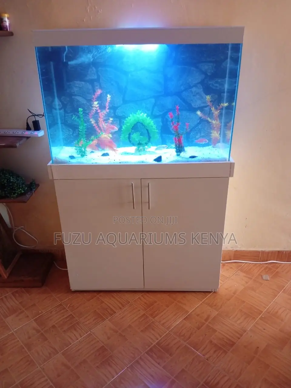 Frostline Aquarium Stand Set – Where Calm Meets Class