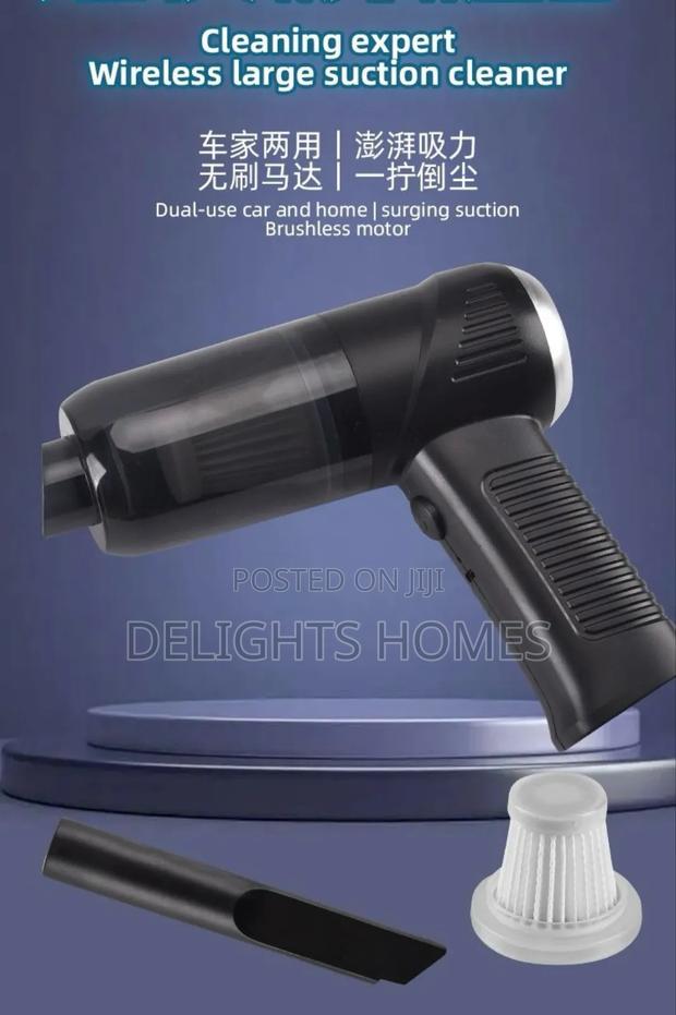 2 in 1 Wireless Car Vacuum Cleaner