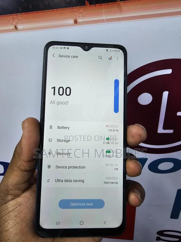 Samsung Galaxy A12 64 GB Blue - thumbnail 5