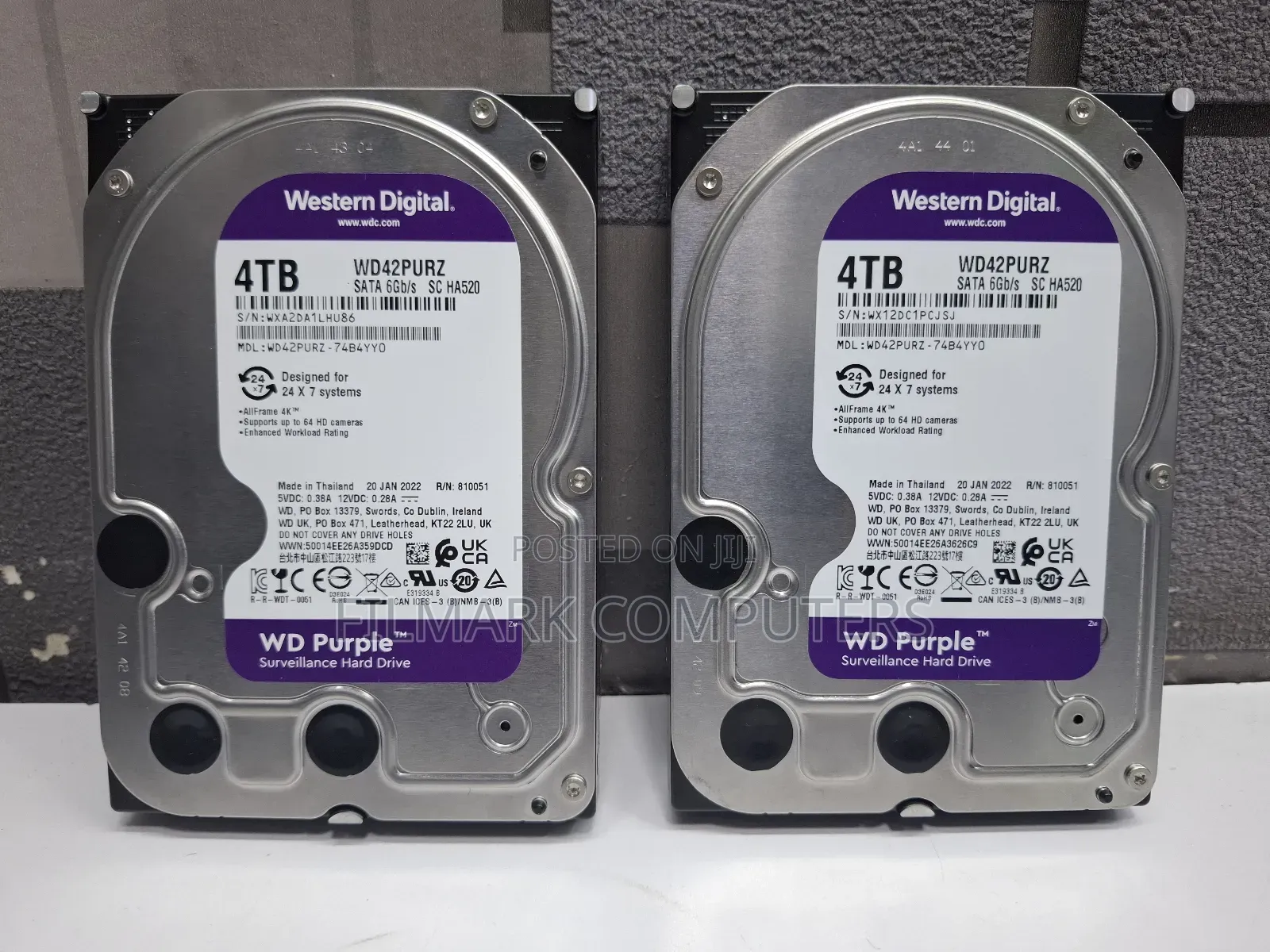 4 Tb Wd Purple Surveillance Hard Disk
