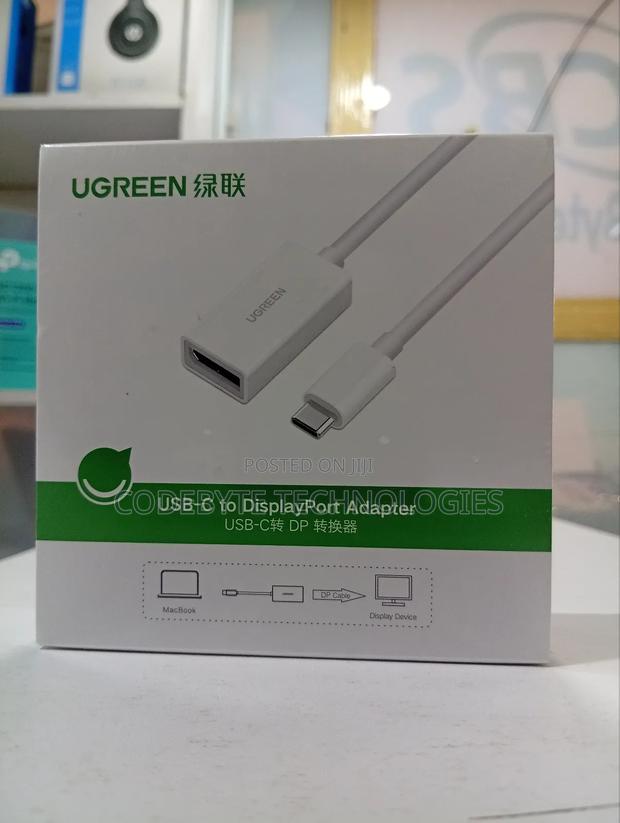 Ugreen Mm130 Usb-C to Displayport Adapter White (Ug- 40372) - thumbnail 2