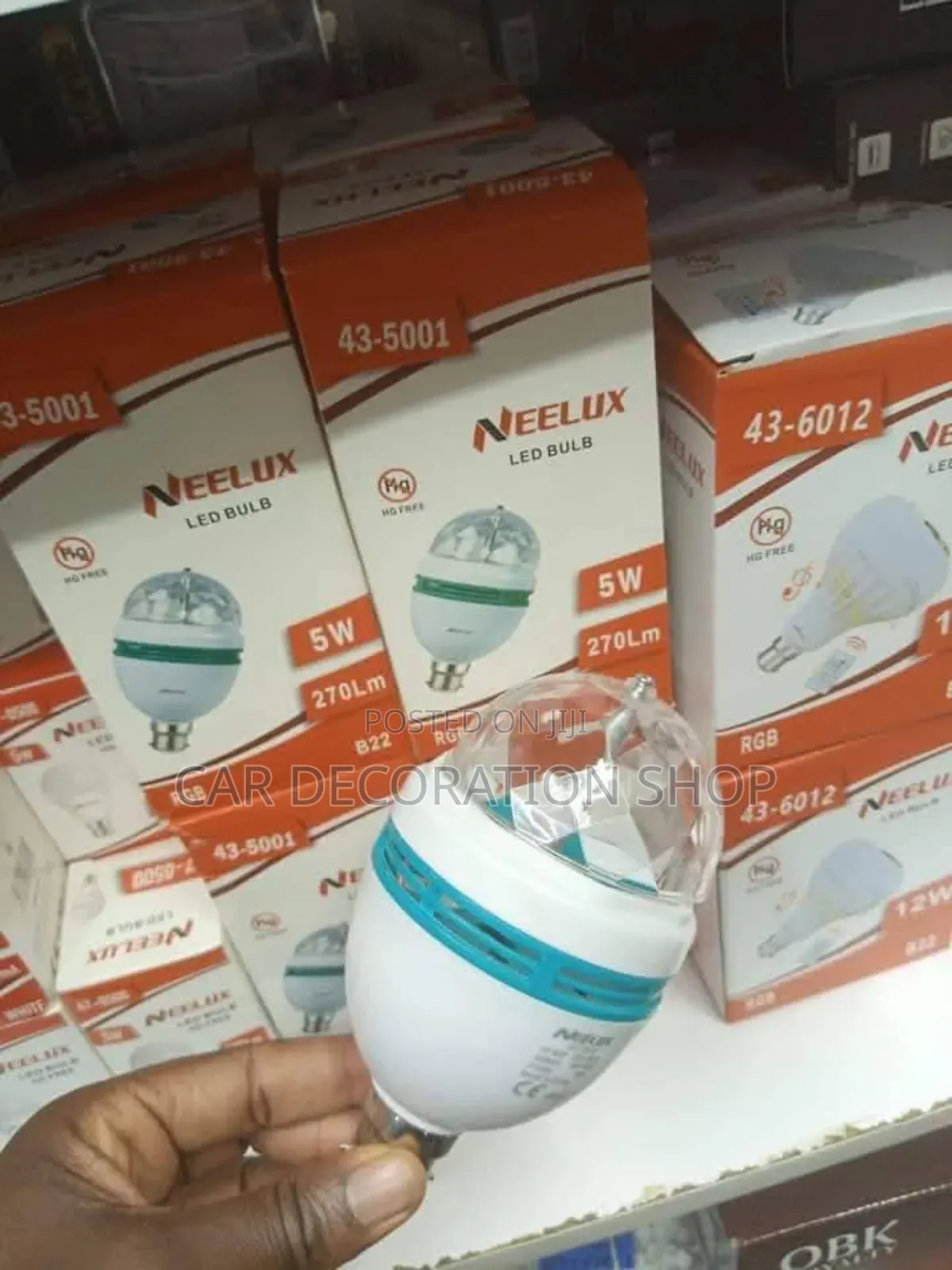 Disco Light Bulb Remote Controlled