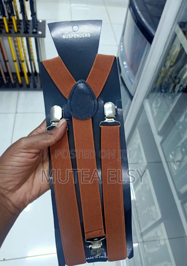 Chocolate Brawn Suspenders - main view