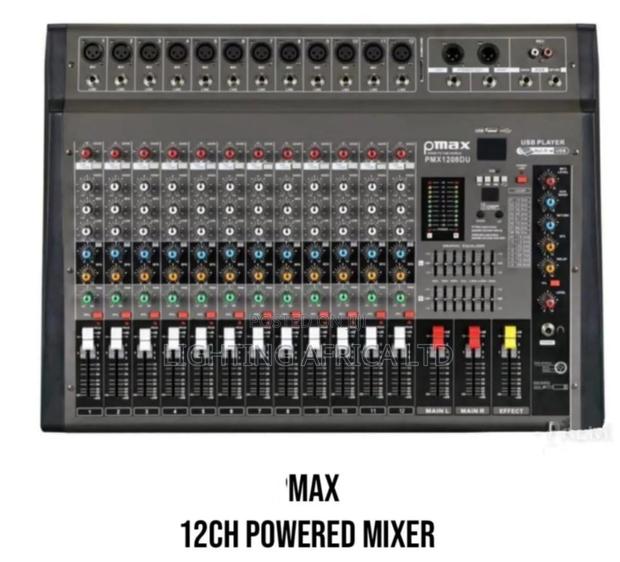 12 Channels Max Powered Mixer + Usb/Bluetooth Made in Japan