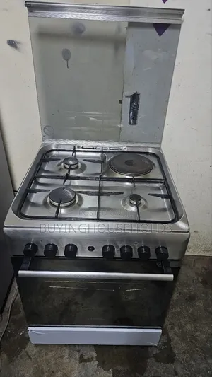 Ariston 60x60 Stainless Cooker 3+1 Electric Oven