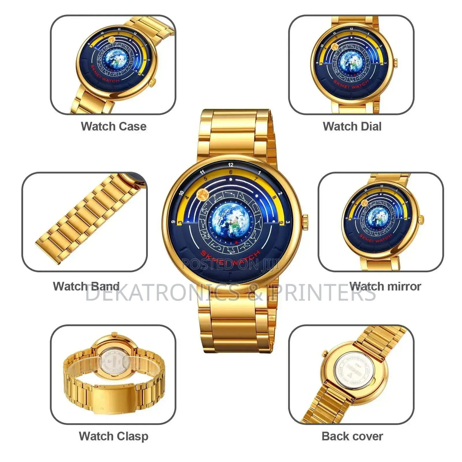 Skmei 2361 Earth Time Watch