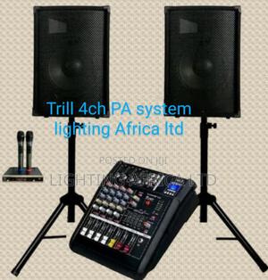 (2)Trill 15" Mid Speakers - 4 Channels Powered Mixer - Wireless Mic - thumbnail 2