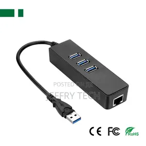 Cuh-3003 3 Port Usb 3.0 Ethernet Network Hub