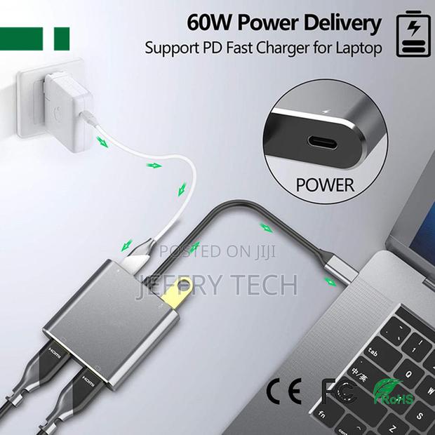 CHM-Tc403 at 60hz Usb 3.1 Type-C to Dual Hdmi+ Usb 3.0+ Pd A - thumbnail 2