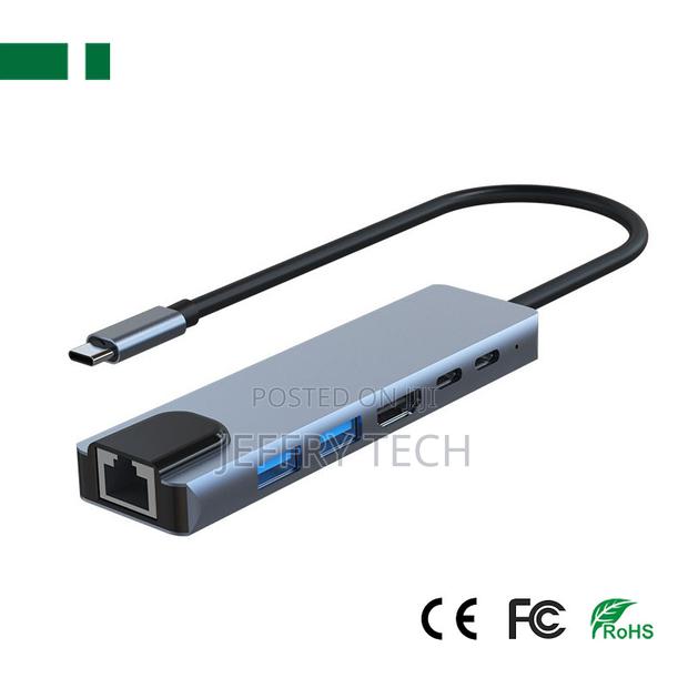 CHM-Tc603 Usb 3.1 Type-C to Hdmi+Rj45+ Usb3.0 2.0+Type-C+P