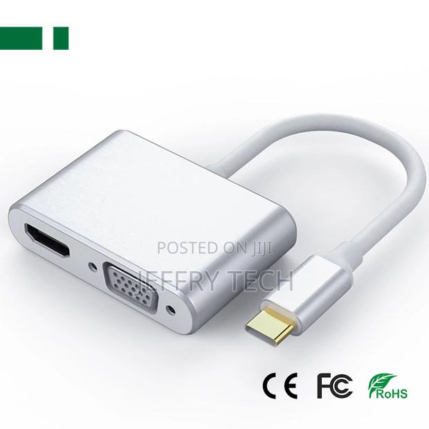 CHM-Tc201 Usb 3.1 Type-C to Hdmi + Vga Adapter (2 in 1) - thumbnail 3