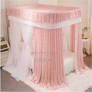 U-Shaped Mosquito Net, Ranning Rails ,Double Privacy Shears