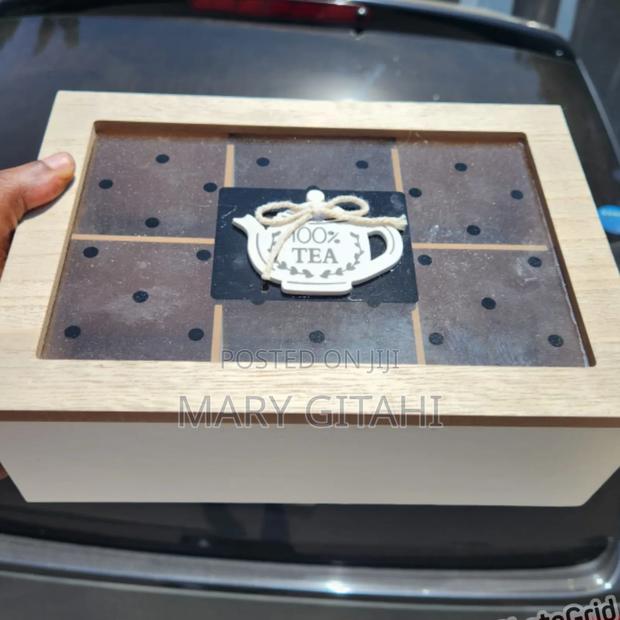 *New Wooden Tea Bag Holder.