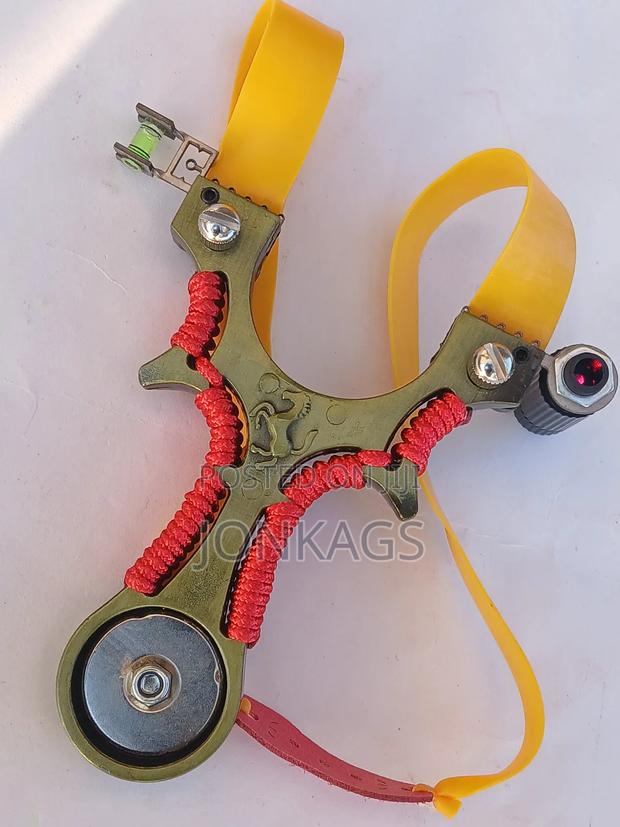 U-Shaped Slingshot With Shooting Assistance Laser - main view