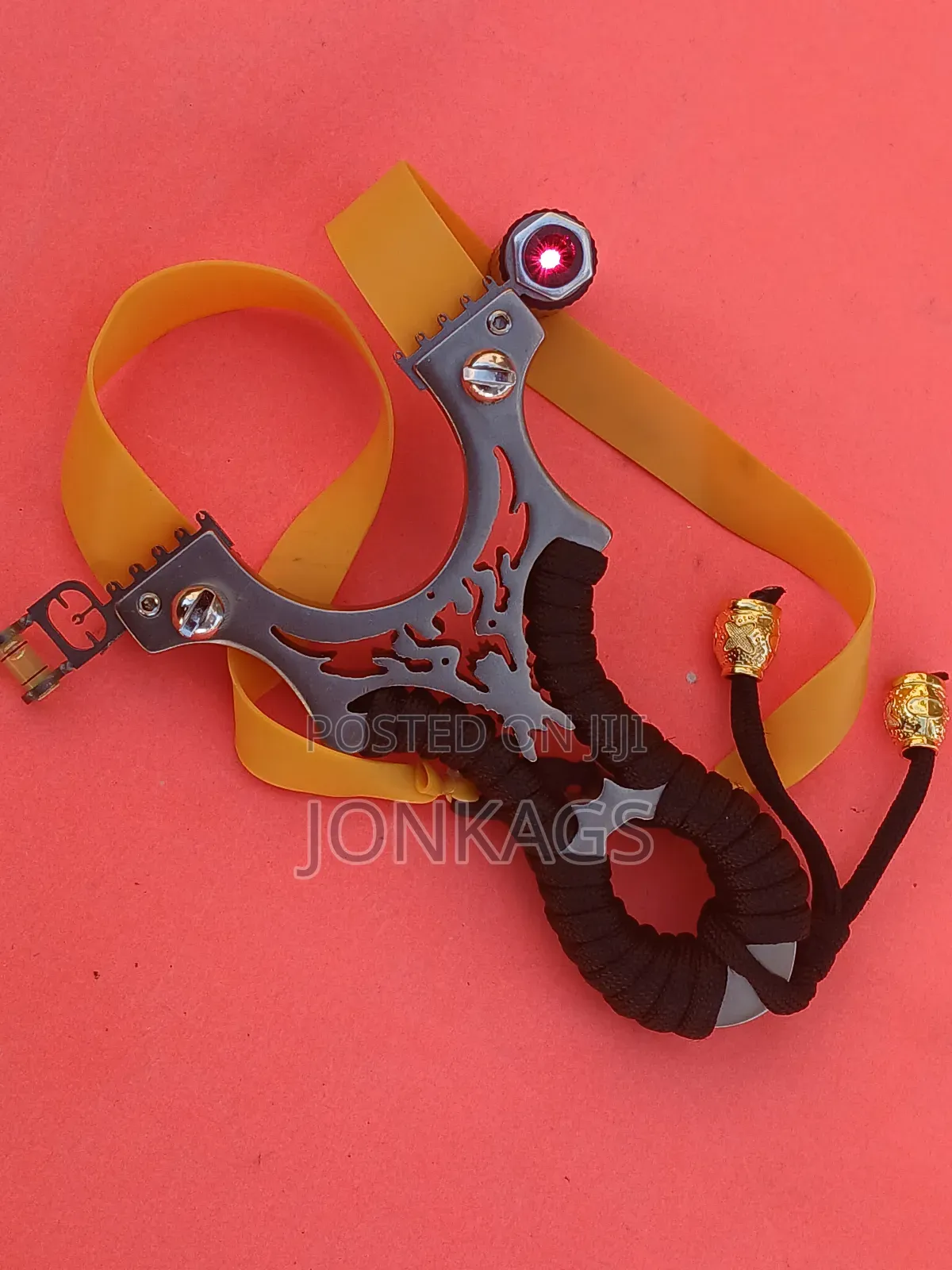 Professional U-Shaped Slingshot Fitted With Laser Aimer