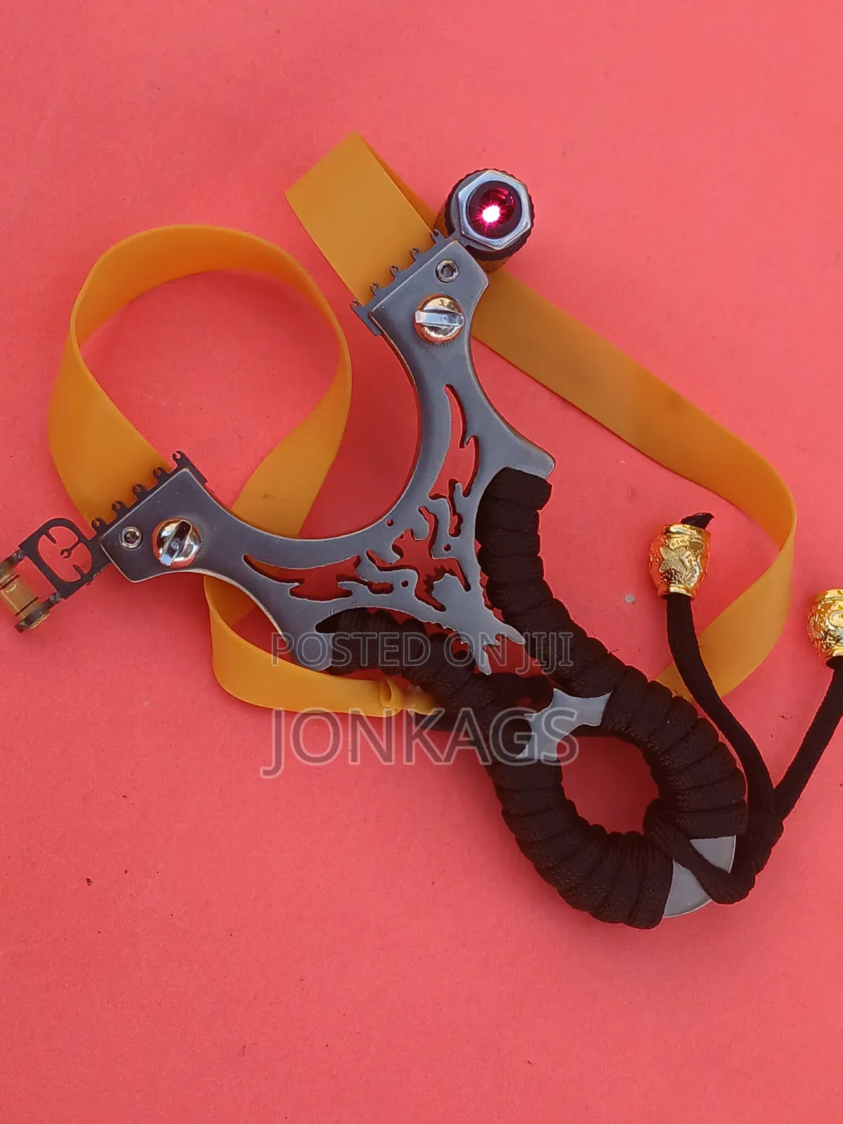 Professional U-Shaped Slingshot Fitted With Laser Aimer