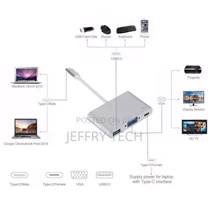 CHM-Tc302 1080p at 60hz Usb 3.1 Type-C to Vga Usb 3.0 U