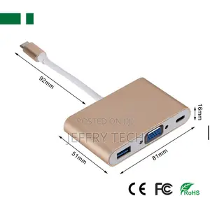 CHM-Tc302 1080p at 60hz Usb 3.1 Type-C to Vga Usb 3.0 U