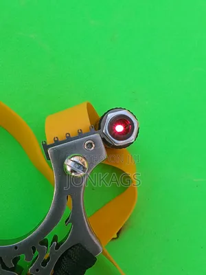 Stainless U-Shaped Slingshot With Laser