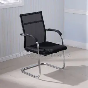 Office Chair:Guest Waiting Low Back Mesh Lobby Office Seat