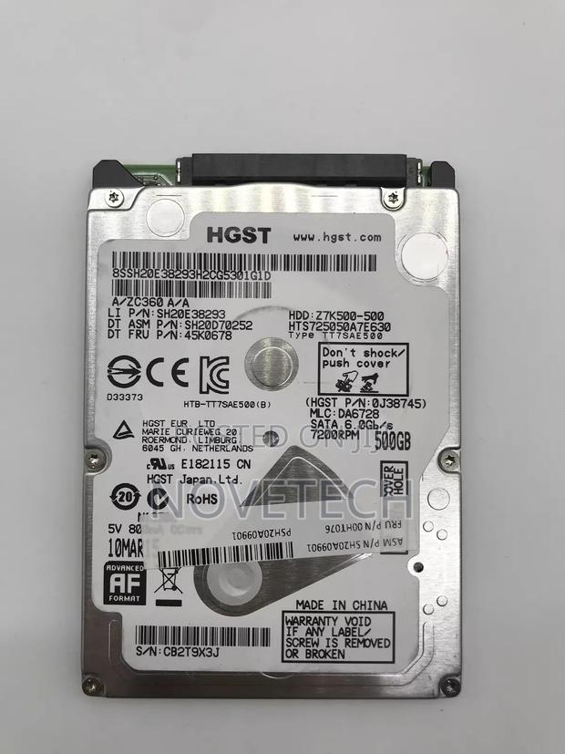 New Slim 500gb Laptop HDD Hard Drive - main view