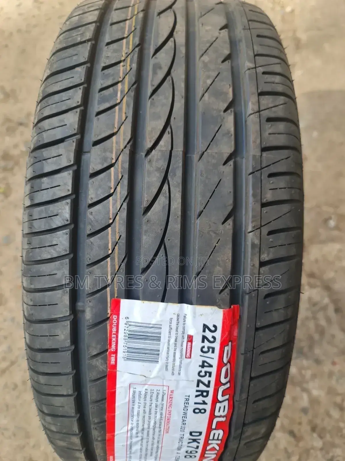 225 /45 R18 Doubleking Tyres.