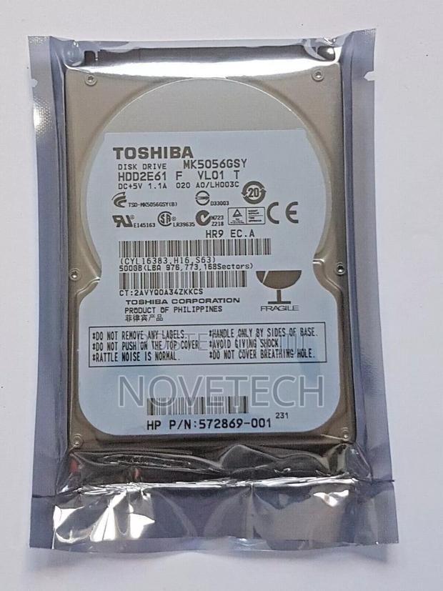 Sealed 500 Gb Sata Toshiba HDD 2.5" Internal Hard Drive New