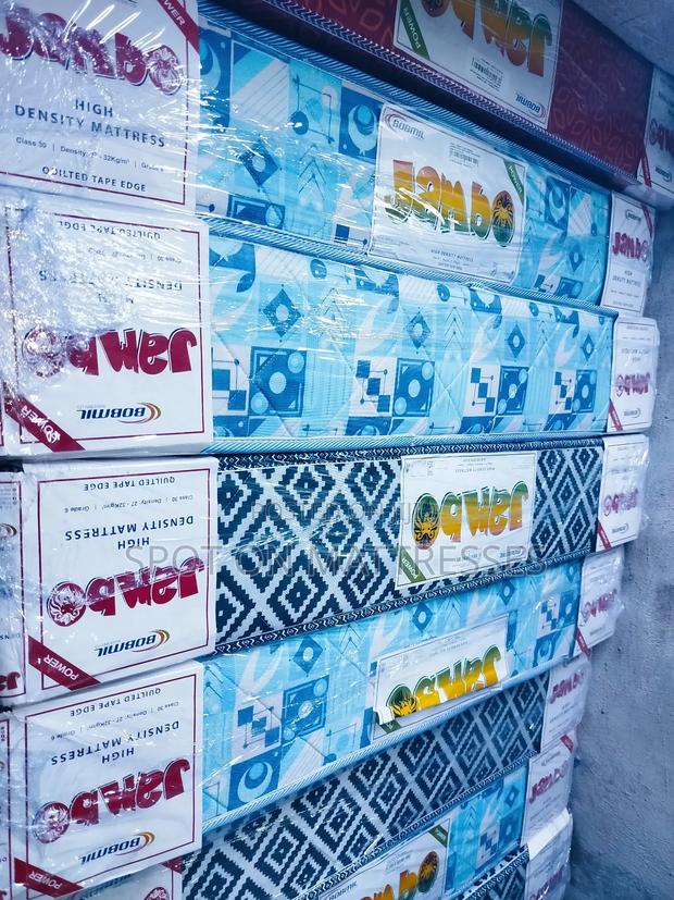 Bobmil Quilted Tape Edge 5by6 8inch Hd Mattresses + Delivery