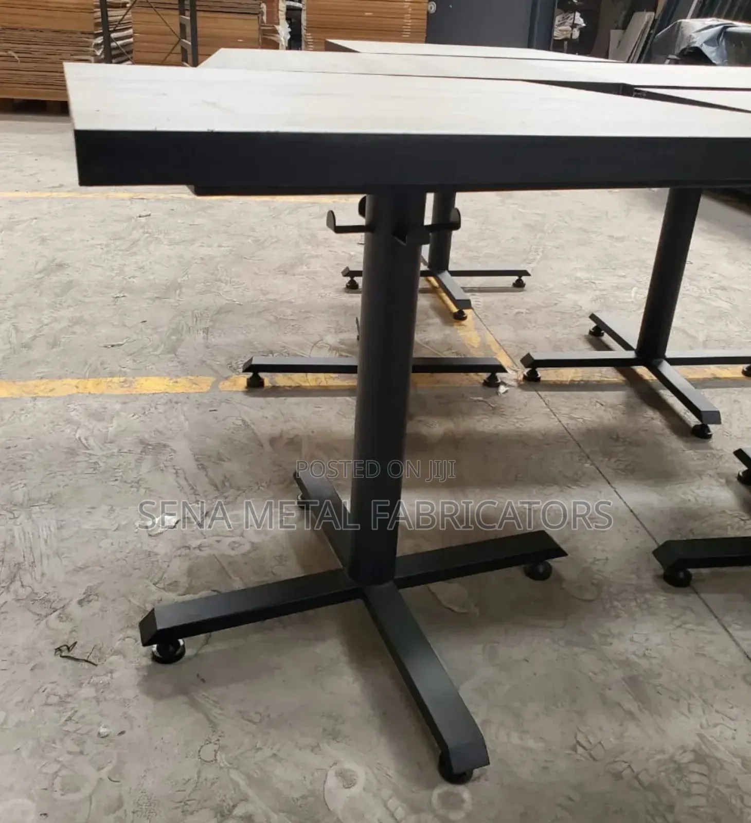 Dining Table Sets With Strong Metal Frame.