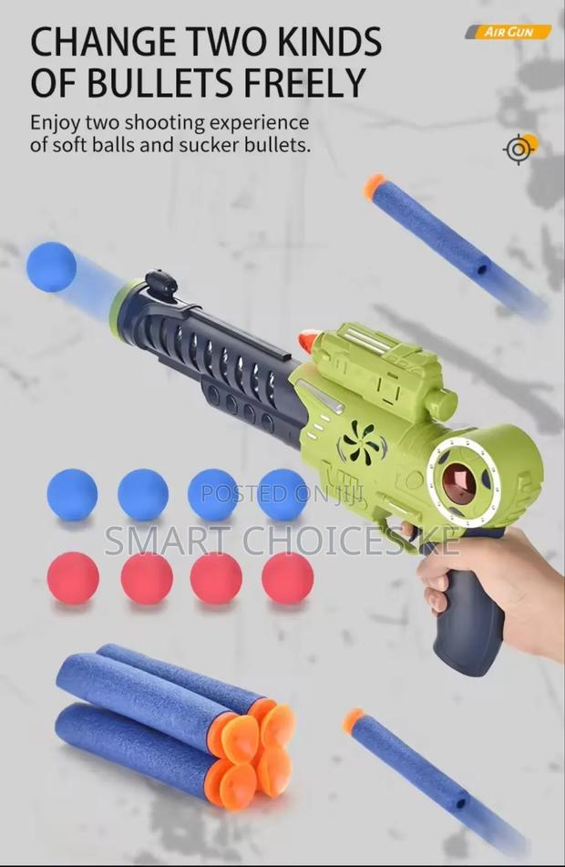 Sound Light Electric Eva Foam Soft Bullet Air Gun Toys