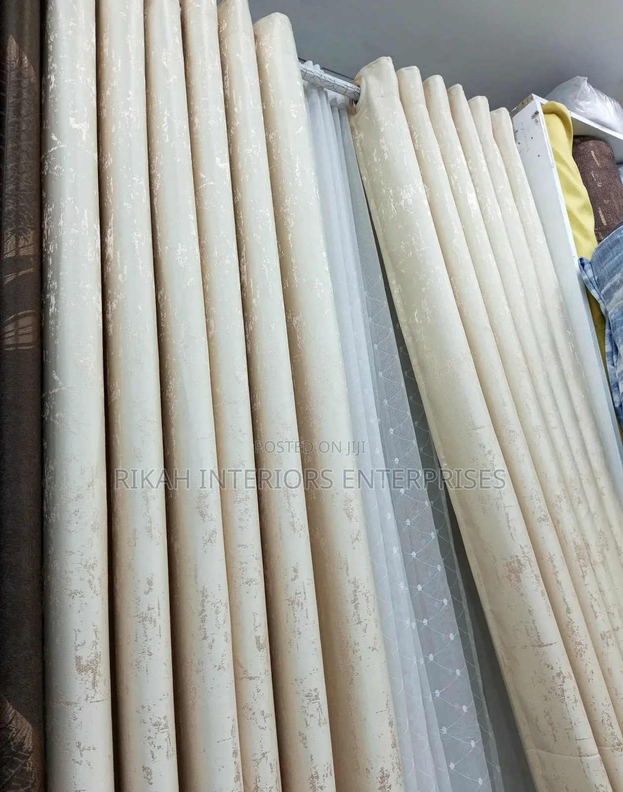 Beautiful Cream Curtains