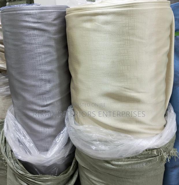 Cream and Grey Curtains
