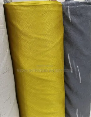 Mustard and Grey Curtains