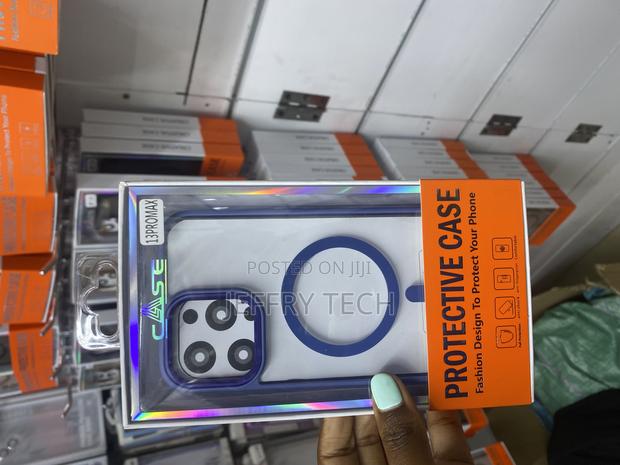 Orro Apple iPhone 13 Pro Max Clear Case With Magsafe-Blue - main view