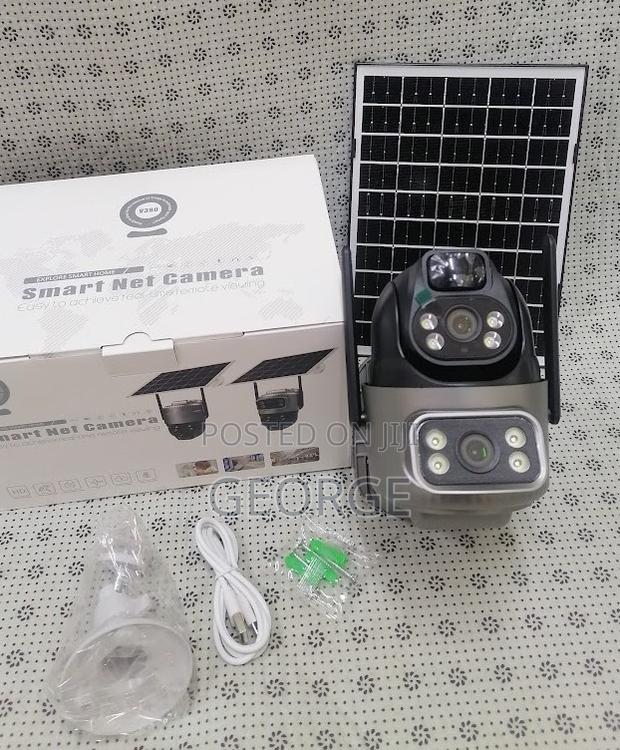 Quality V380-Dual Lens 4g Solar .Security Camera - main view