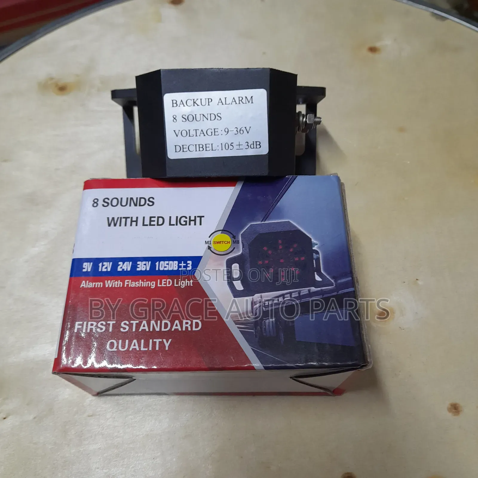Best Reverse Alarm With 8 Sounds and Flashing Led Lights