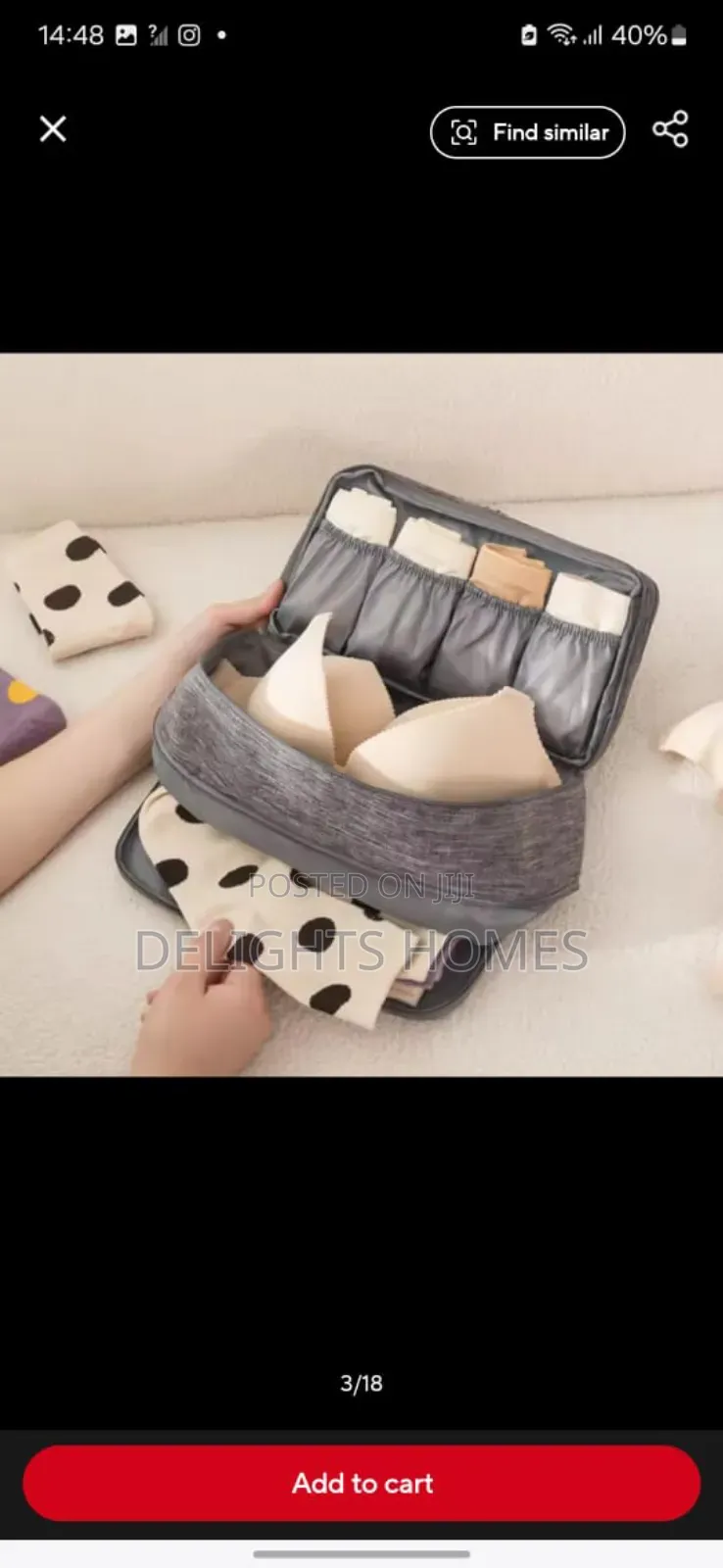 Undergarments Organizer Bags_car