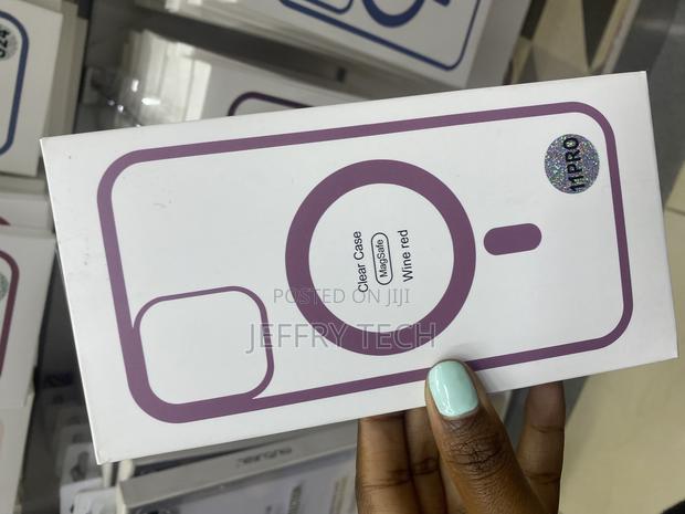 Loxxo iPhone 11 Pro Clear Magsafe Case (Wine Red) - main view