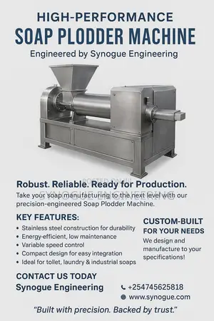 Stainless Steel Soap Plodder Machine (Bar Soap Machine)