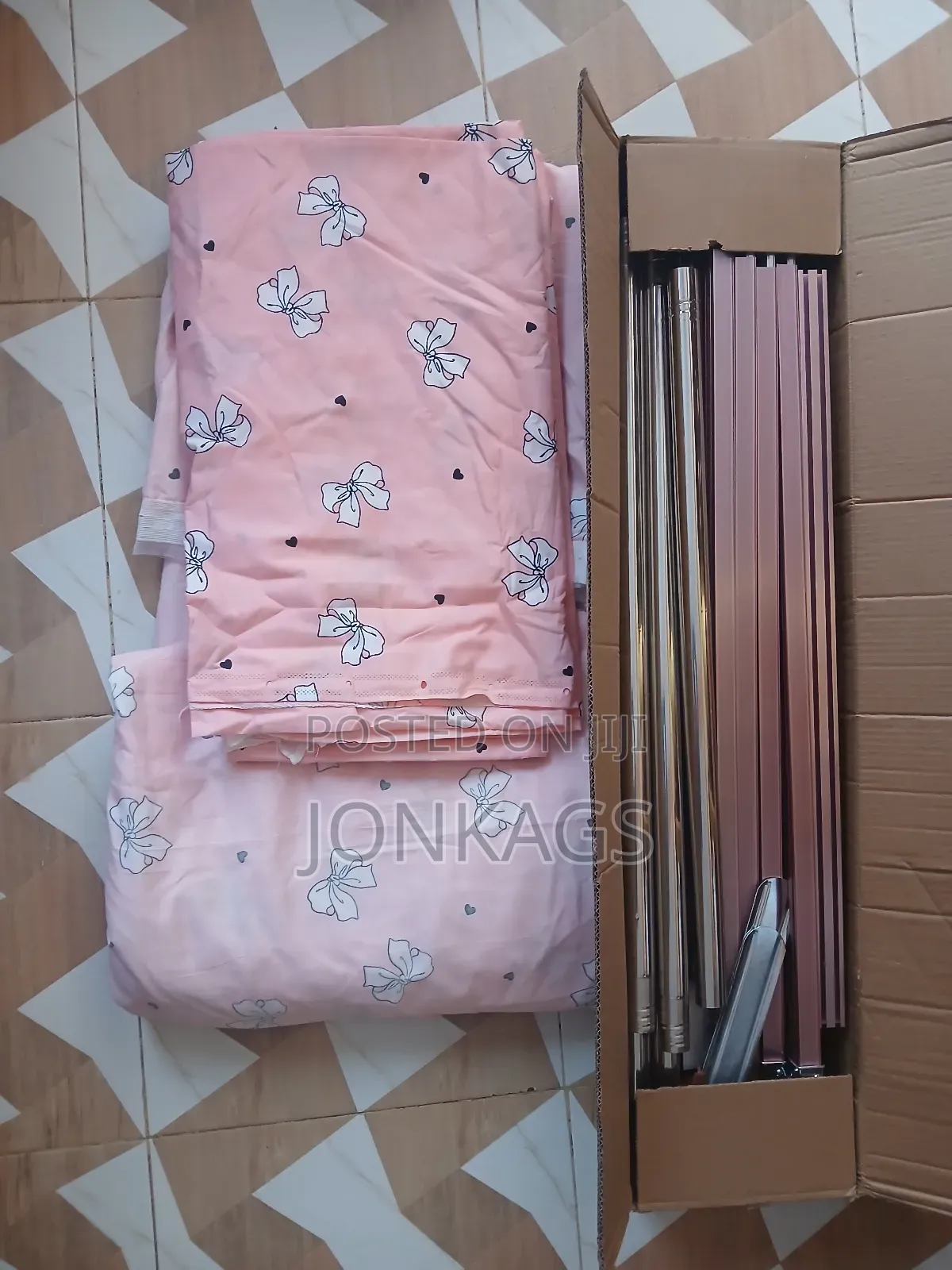 U-Shaped Mosquito Net, Ranning Rails ,Double Privacy Shears