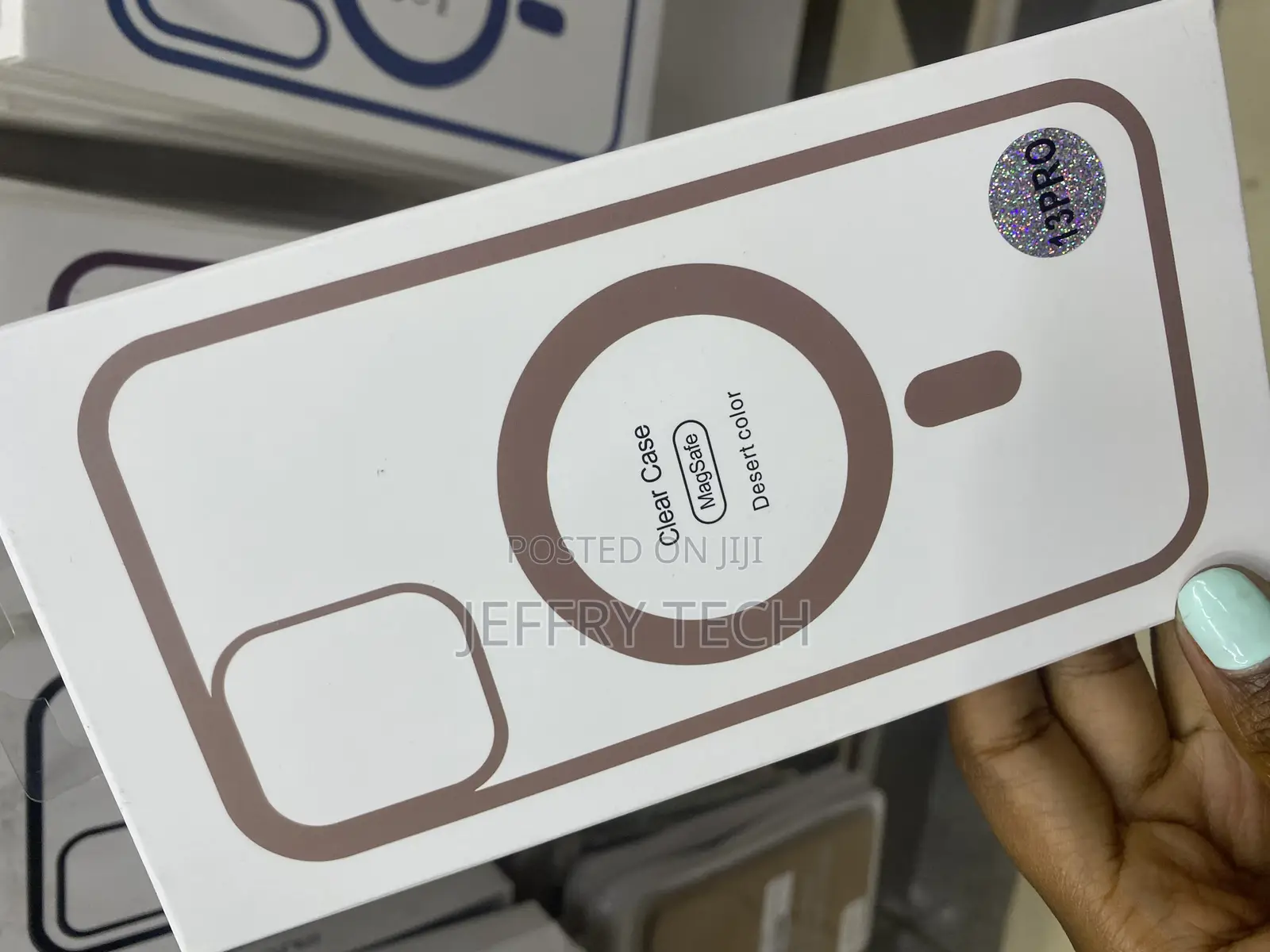 Casekoo Magsafe Case for iPhone 13 Pro Clear Desert Color