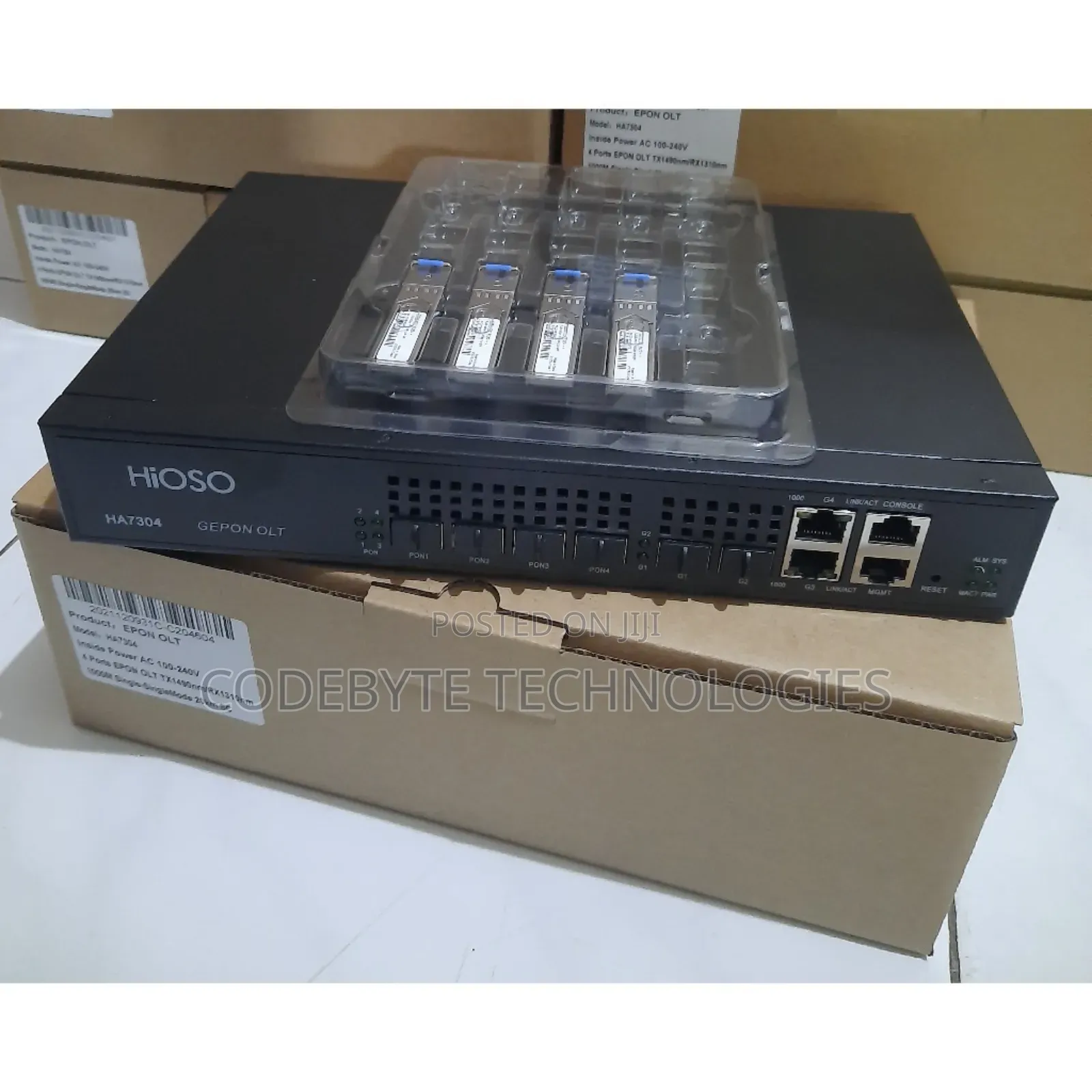 Hioso Ha7304 Standalone 4pon Epon Olt