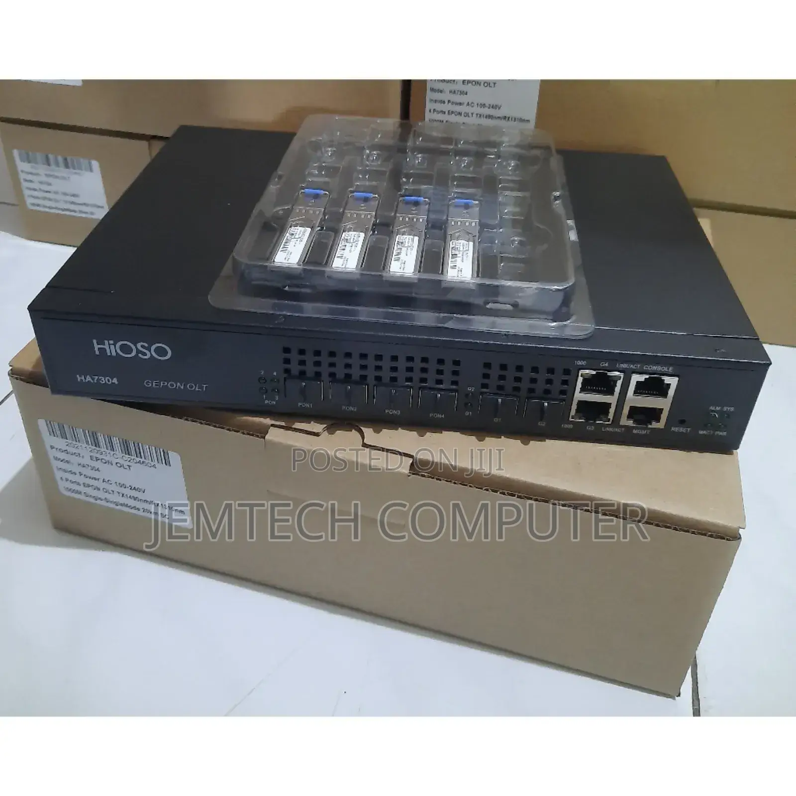 Hioso Ha7304 Standalone 4pon Epon Olt