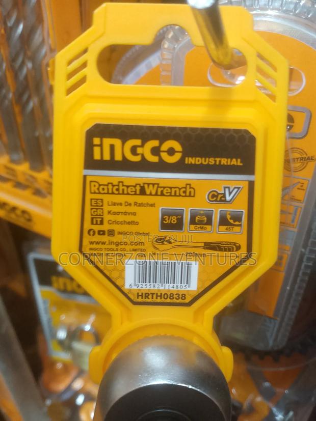 Ingco Ratchet Wrench 200mm - thumbnail 2
