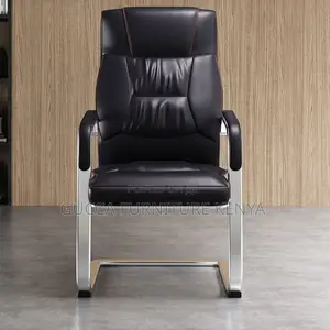 Office Chair: Simple Fixed Waiting Guest Office Furniture